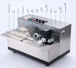 Codificatore automatico continuo a secco solido codificatore a goffratura di inchiostro per etichetta/adesivo/Tag/sacchetto di plastica per imballaggio di carta - Product Image 5