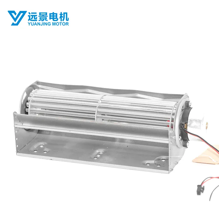 12v 24v DC ventilateur à flux croisé ventilateur tangentiel moteurs de ventilateur pour cheminée purificateur d'air climatiseur