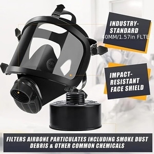Herstellung Luftfilter Vollgesichts-Tränen gasmaske Chemische Atemschutz maske - Product Image 5