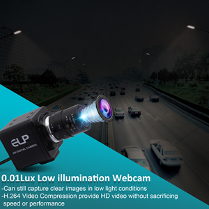 ELP 1080P Mini BOX PC Webcam a bassa illuminazione H.264 Video Webcam di sicurezza per Computer portatile, Computer, Raspberry Pi - Product Image 3