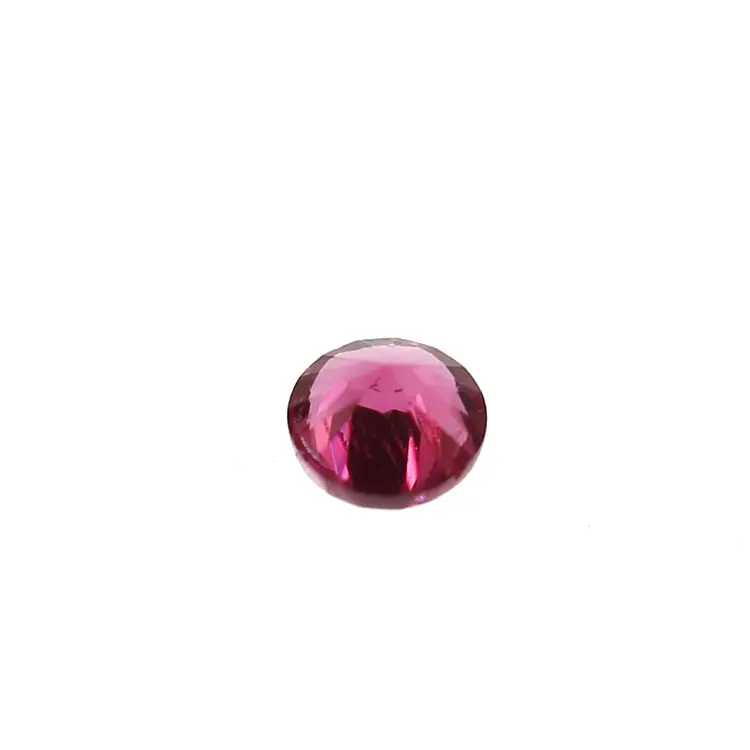 Pierre précieuse naturelle spinelle rouge de coupe ronde pierre précieuse en vrac de spinelle rouge de 2.0mm prix au carat