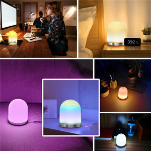 โคมไฟ LED กลางคืนสำหรับสถานรับเลี้ยงเด็กแบบทันสมัยสำหรับเด็กโคมไฟตั้งโต๊ะข้างเตียงหรี่แสงได้พร้อมคุณสมบัติแบบชาร์จไฟได้และรีโมทคอนโทรล - Product Image 3