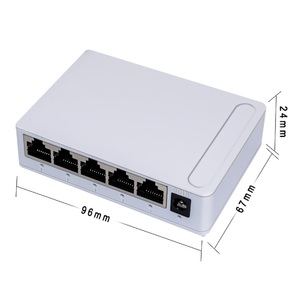 D-Link 5ポート100/1000Mbpsプラスチックデスクトップネットワークスイッチメガビット管理されていないイーサネットスイッチハブSNMP QoS 12か月保証 - Product Image 4