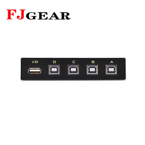 FJGEAR 4 port USB anahtarı 4x1 USB payı switcher USB yazıcı paylaşımı anahtarı - Product Image 3