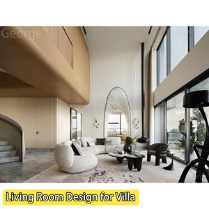 Biệt thự sang trọng hiện đại tùy chỉnh mô hình 3D Dịch vụ thiết kế nội thất cho toàn bộ ngôi nhà vật liệu xây dựng Cung cấp phòng ngủ ăn sống - Product Image 2