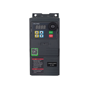 Controladores de frecuencia variable de 400W al por mayor, pantalla LCD trifásica 0-440V, convertidor de frecuencia ajustable, controlador de velocidad