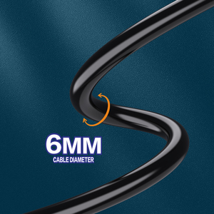 KAKUSIGA taşınabilir yüksek akım 6MM kalın 3A tip-c akıllı hızlı yükseltme şarj kablosu - Product Image 6