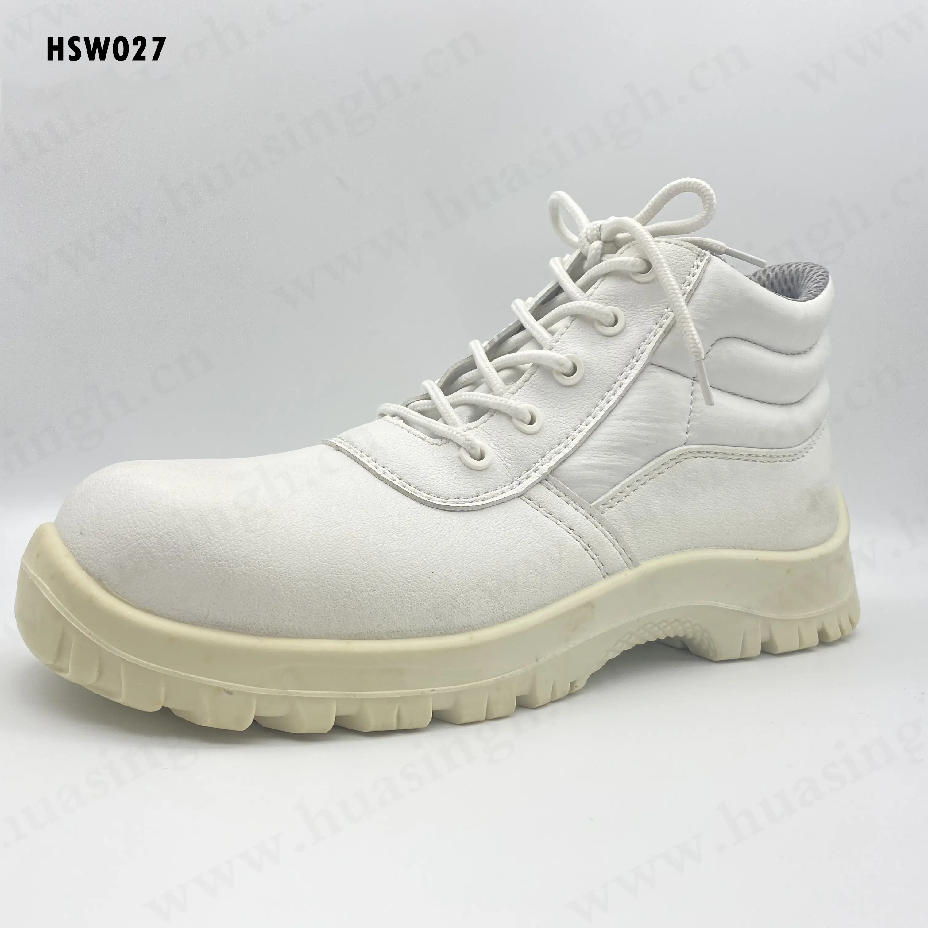 LXG, chaussures de travail ESD résistantes à l'huile, populaires sur le marché allemand, chaussures de sécurité blanches anti-perforation avec embout en acier HSW027