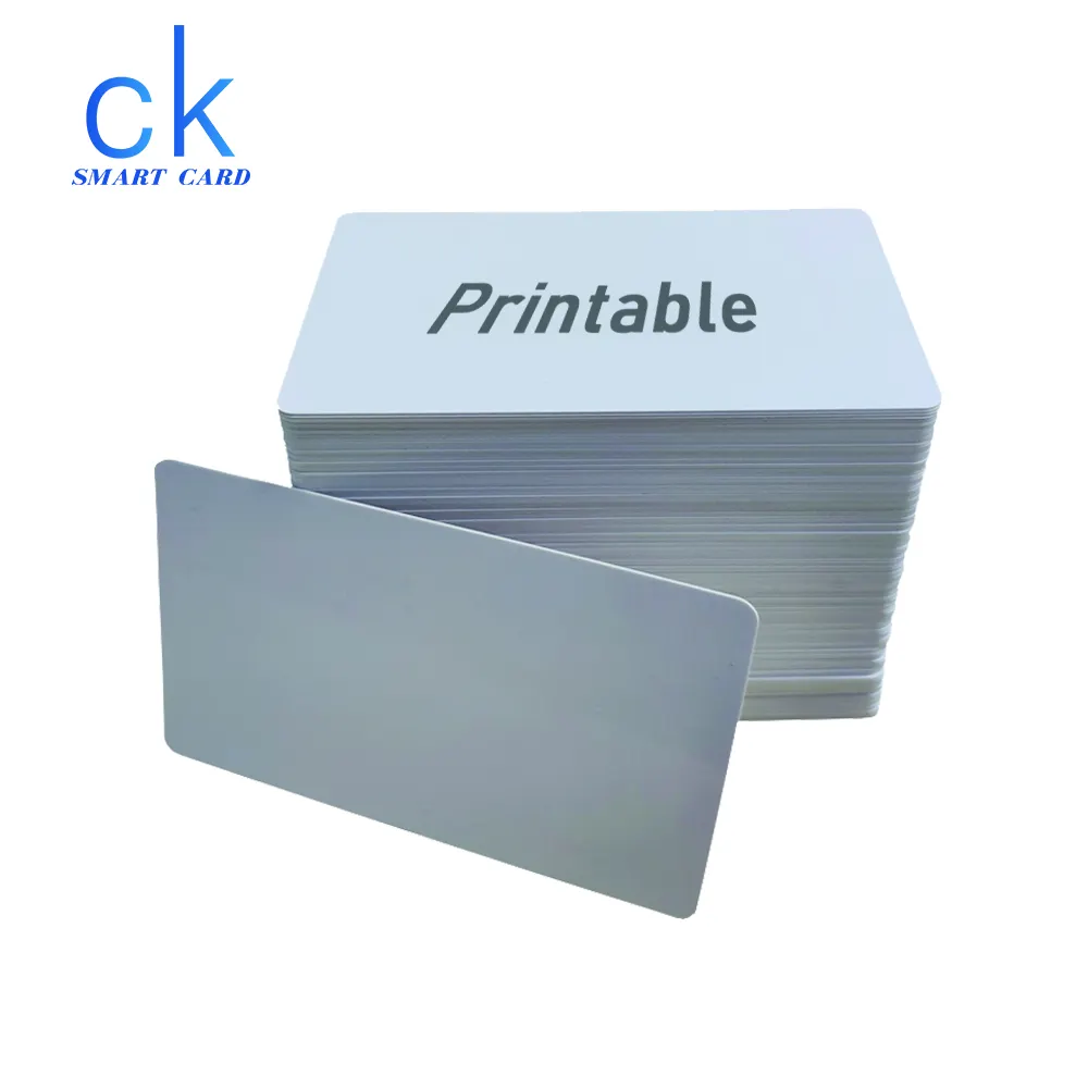 Snelle Verzending Printable CR80 Glossy Inkjet Printing Lege Pvc Id Kaart Voor Epson Printer