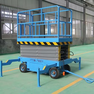 Secure and Flexible with 500kg <strong>Load</strong> Capacity Electric Motor Actuation Mobile Scissor Lift <strong>Platform</strong> for Widely Use - Product Image 4
