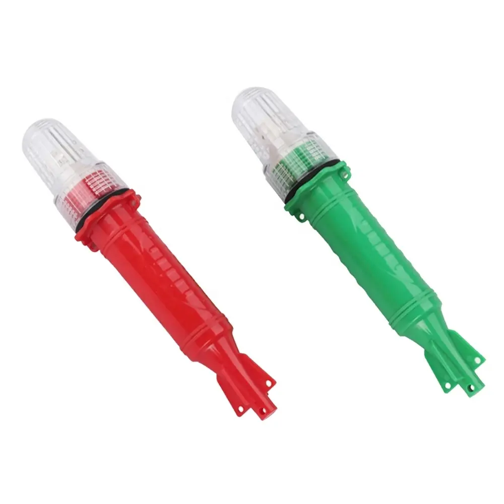 Luce da pesca subacquea Net torcia verticale Bobber boe da pesca in plastica LED Torpedo luci da pesca