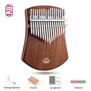 Hluru 17 Toetsen 21 Key Kalimba Duim Piano Met Kalimba Lied Boeken Voor Beginners - Product Image 2