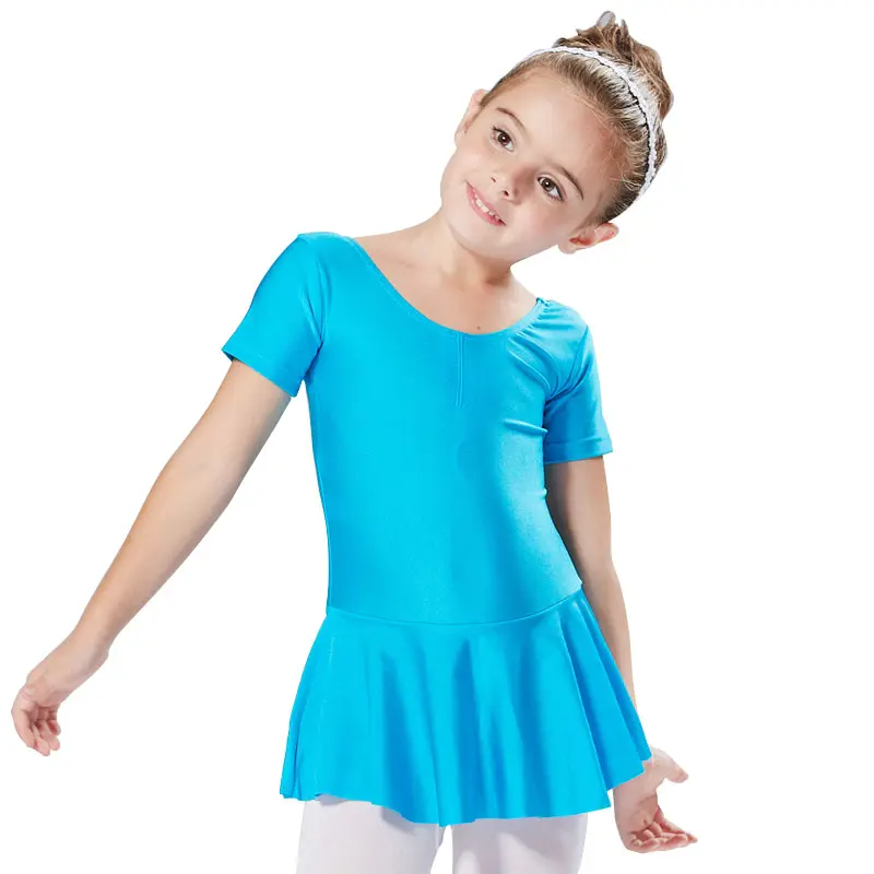 Saia collant de balé para crianças, traje profissional para dança vestido tutu roupas collant balé para meninas