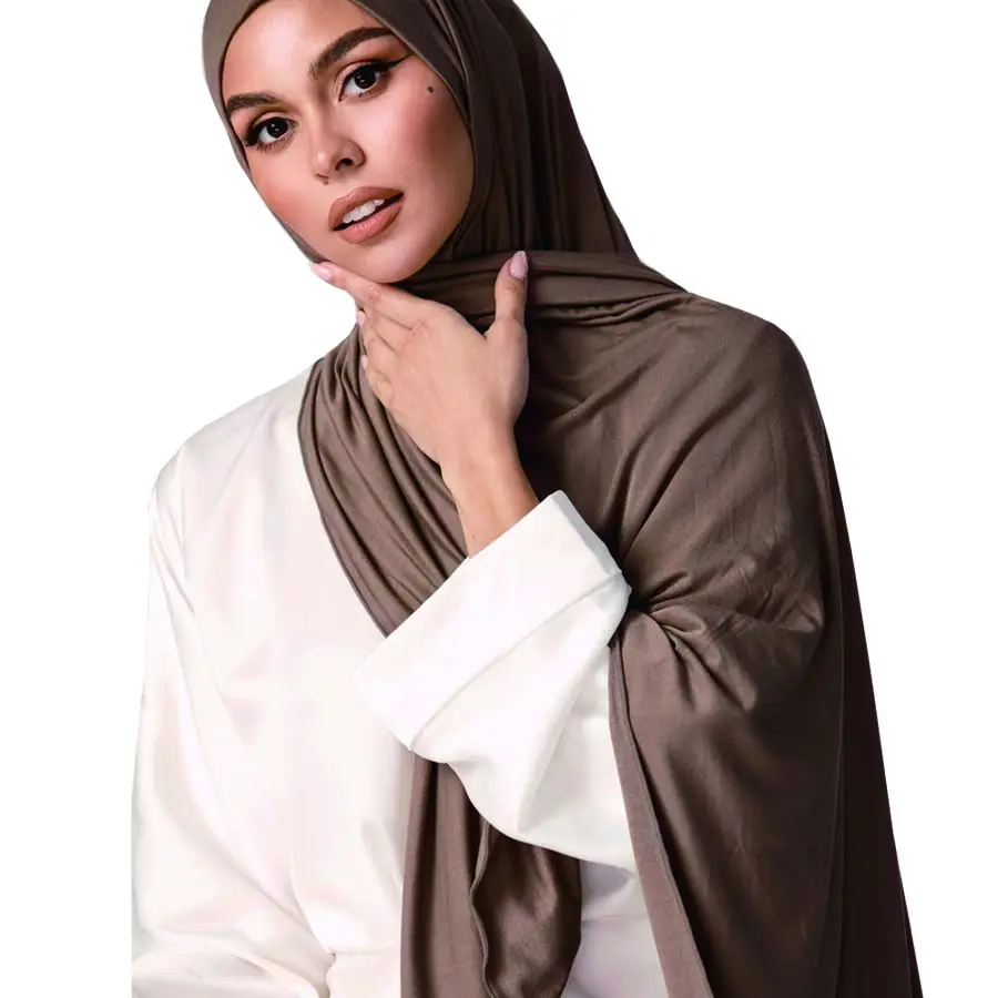 Premium jersey bufanda del hijab 80X180CM