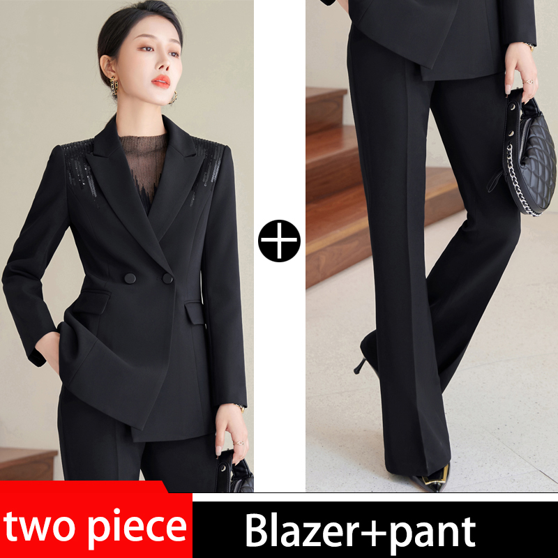 Blazer negro + pantalón