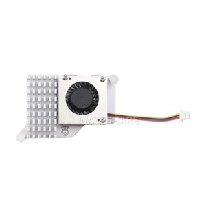 Enfriador activo oficial Raspberry Pi para Raspberry Pi 5, ventilador con control de temperatura, disipador térmico de aluminio, con cinta térmica