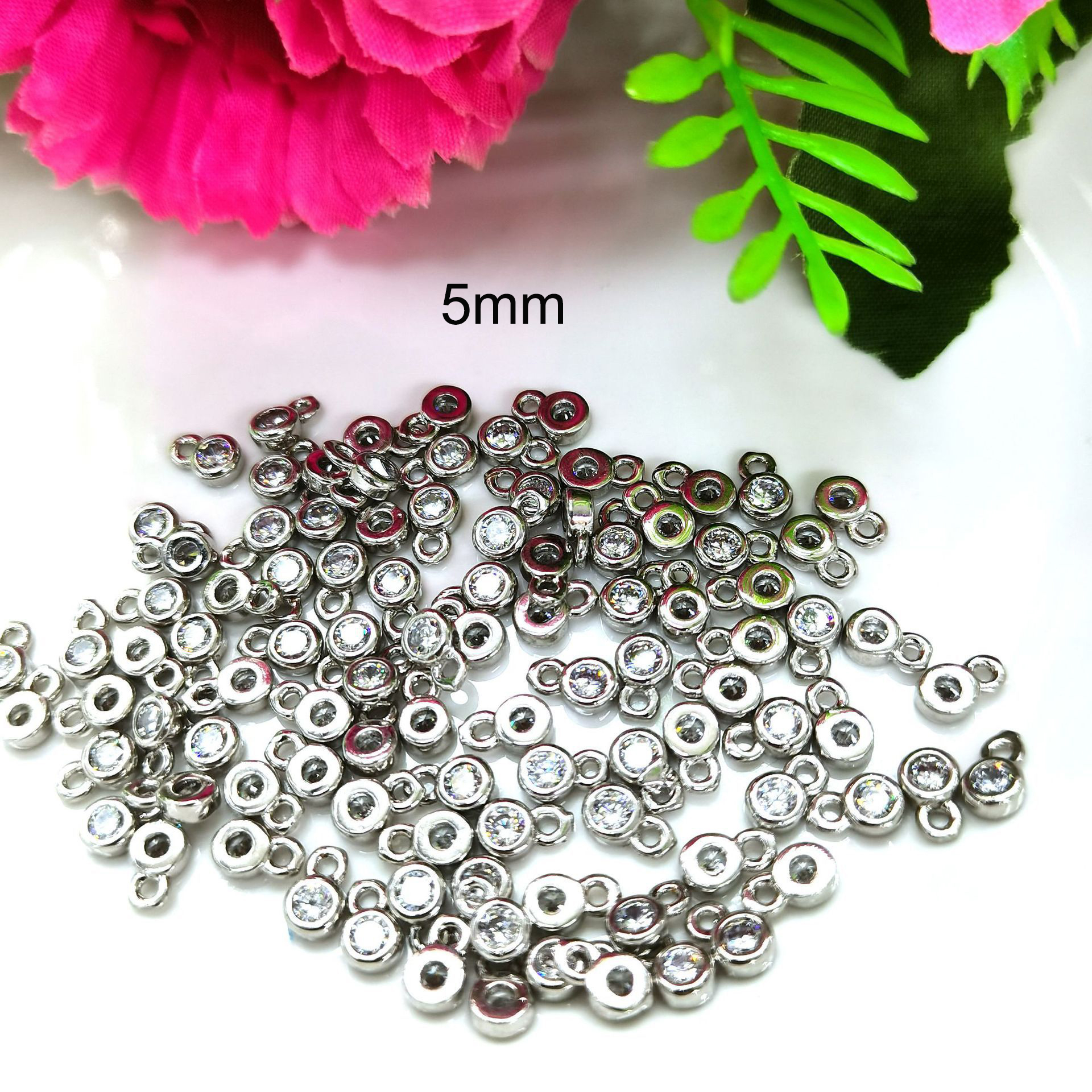 White Gold Circle 5m