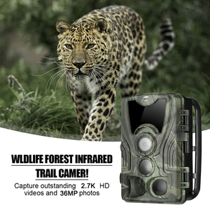 SuntekCam狩猎相机户外防水相机狩猎带太阳能支撑照片陷阱24MP 1080P运动相机HC-801A - Product Image 6