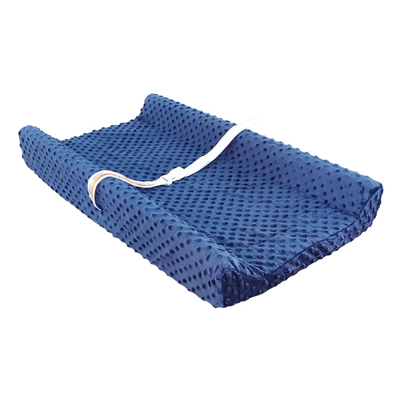 Funda de franela azul rey para cambiador de pañales - 80x40 cm