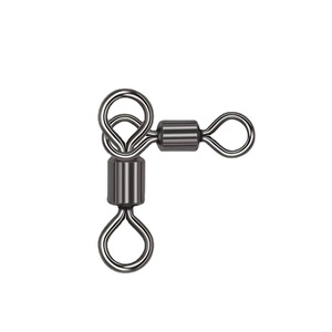 Fishing <strong>Swivel</strong> Impressed Rolling <strong>Swivels</strong> Three Way Crane Rolling Fishing <strong>Swivel</strong> with Solid Ring - Product Image 1
