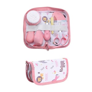 6 Piece Baby Daily Care Set with Nail Clippers Scissors Nail Sharpener Head Brush Comb Nasal <strong>Aspirator</strong> Grooming <strong>Kit</strong>