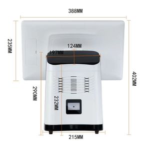 多合一商用POS收银机，内置80毫米热敏打印机，带SDK功能，零售商店免费软件 - Product Image 5