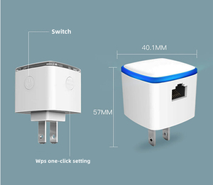 300Mbps Mini WiFi Repeater Range Extender Mini AP Access Point 2.4GHz <strong>Network</strong> Signal Booster Amplifier