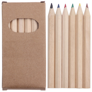 Ucuz mini renkli kurşun kalem 3.5 inç mini kalem seti 6 adet mini renkli kurşun kalem - Product Image 6