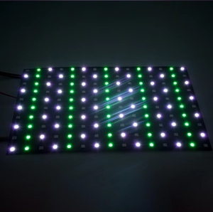 DC5V Адресуемая RGB 256 пиксель RGB WS2812 SK6812 LC8816E 5050 SMD Светодиодная панель 8x8 индивидуальная цифровая светодиодная матричная панель дисплея - Product Image 5
