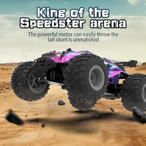 High Speed Remote Control Racing Car with Lights 1 18 Scale Big Wheel 2.4GHz Remote Control <strong>Monster</strong> Electric off Road Vehicles - Product Image 6