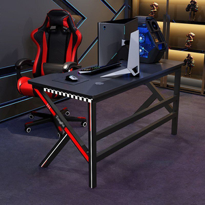 Mesa de ordenador para juegos de escritorio de estudio de Pie ajustable de alta calidad con portavasos gancho para auriculares - Product Image 5