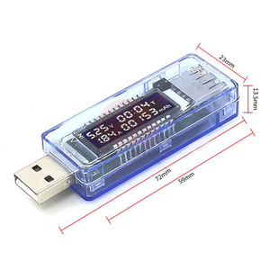 <strong>USB</strong> Power capacity mobile power testing tester <strong>USB</strong> voltage and current meter battery capacity tester Voltage Current Meters