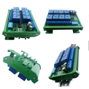 DC 12V 8 kanal RS485 röle modülü Modbus RTU UART uzaktan kumanda anahtarı DIN35 C45 ray kutusu PLC PTZ kamera güvenlik monitör için - Product Image 6