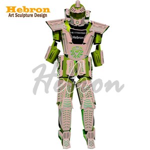 LED-Beleuchtung Roboter Kostüm LED-Licht Programmierung Kleidung Rüstung Roboter Vollfarb-Laserlicht Kostüme - Product Image 1