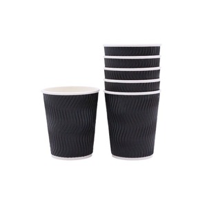 Çevre dostu özelleştirilmiş baskı logosu çift duvar kahve fincanları 4oz 6oz 8oz 12oz 16oz 22oz kağıt kahve bardağı sıcak içecek için - Product Image 3