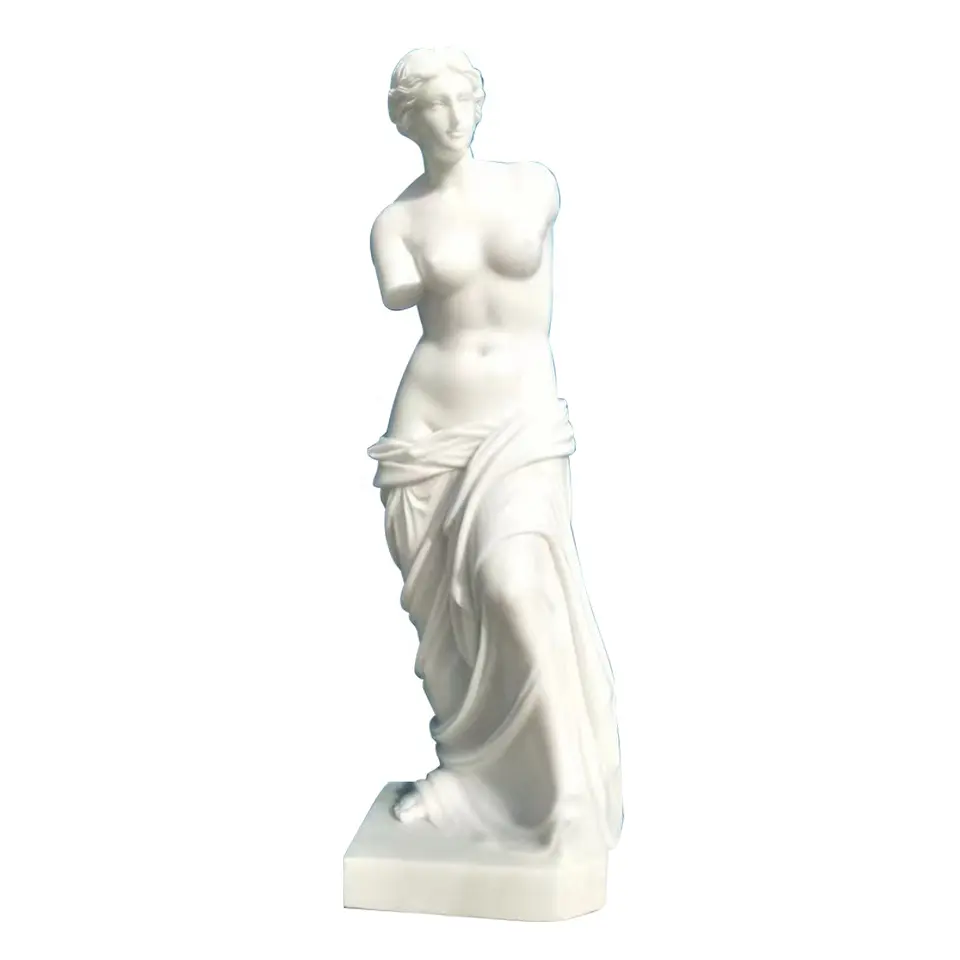 Tượng nữ thần bốn mùa trang trí đài phun nước tượng đá ngọc trắng phương Tây tác phẩm điêu khắc tượng nữ thần