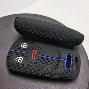 CRH Silicone Car Remote <strong>Key</strong> case Shell, Suitable for <strong>Audi</strong> A4 B9 A5 A6 8S 8W Q5 Q7 4M <strong>S5</strong> S7 TT Protector Remote <strong>Key</strong> - Product Image 3