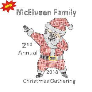 Santa tôi có thể giải thích Rhinestone sắt trên Rhinestone chuyển cho áo thun - Product Image 3