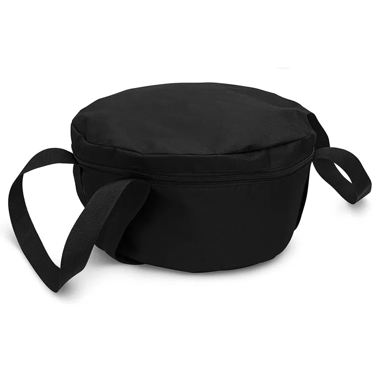 OEM Factory Weather Resistant Black Padded 12" Dutch Oven Carry Bag