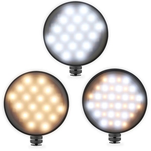 W & 5 R66 RGB LED Video ışığı, DSLR kameralar, akıllı telefonlar, mikrofon için soğuk ayakkabı ile. - Product Image 5