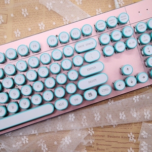 Teclas retroiluminadas de 108 teclas de fábrica para teclado mecánico Steampunk Retro Teclado mecánico Keycap - Product Image 3