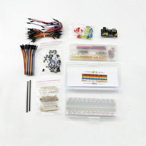 Das elektronische Kit mit 830-Loch-Steckplattenwiderstand-Potentiometer-Jumper-LED-Kit ist für UNO R3 geeignet, kompatibel mit Arduino