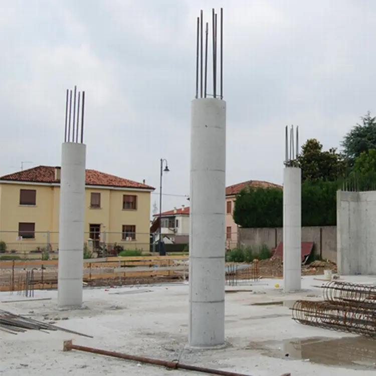 Colonne ronde en béton, pour travail manuel