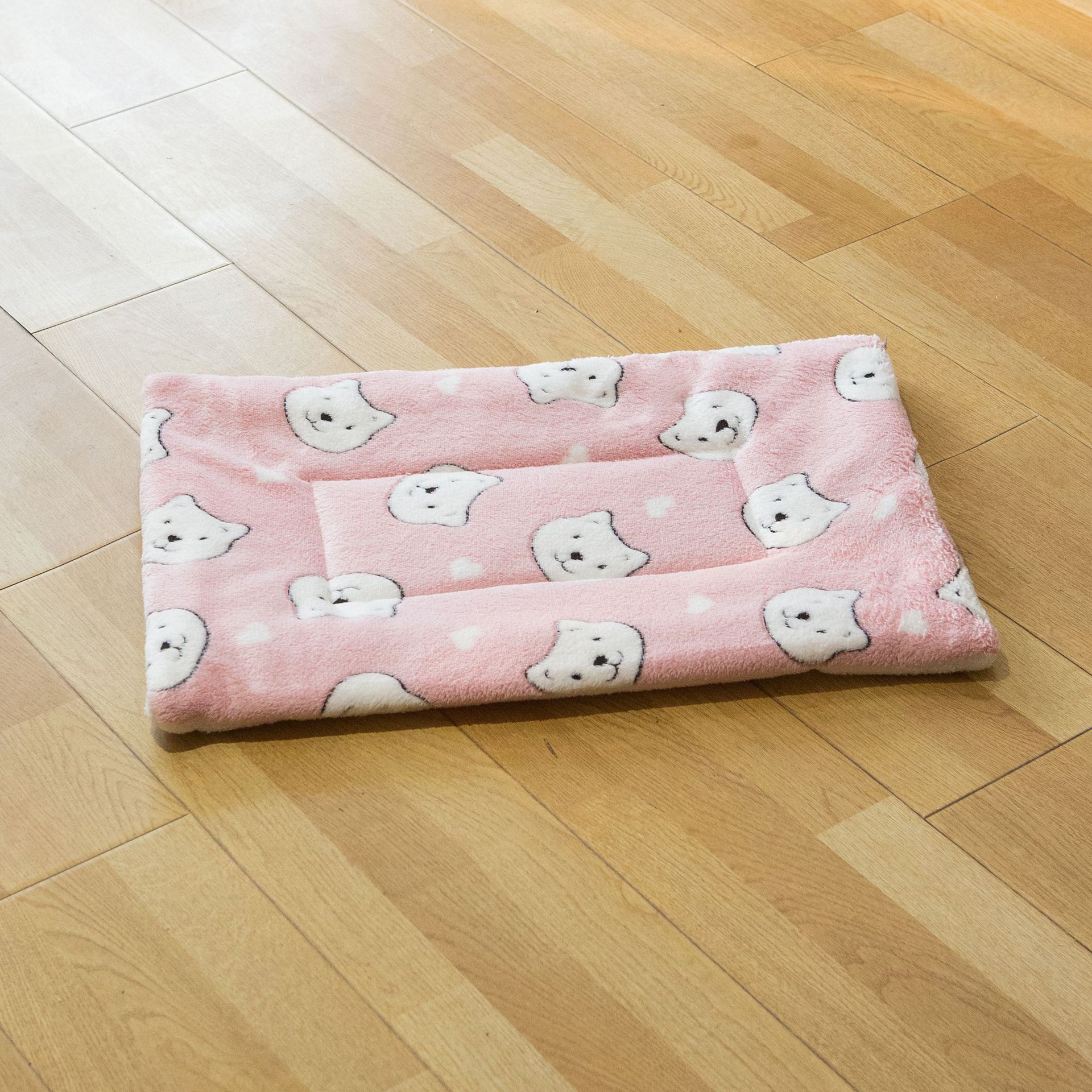 Pink teddy bear (thick cushion)