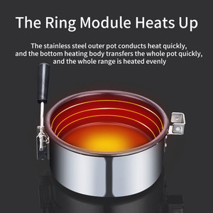 Ban đầu whirley Pop bỏng ngô nhà sản xuất không khí nóng bỏng ngô Popper nhà sản xuất bỏng ngô nhà sản xuất - Product Image 2