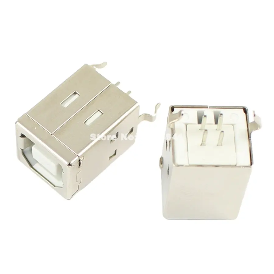 Conector de enchufe USB tipo B hembra de 4 pines DIY de buena calidad