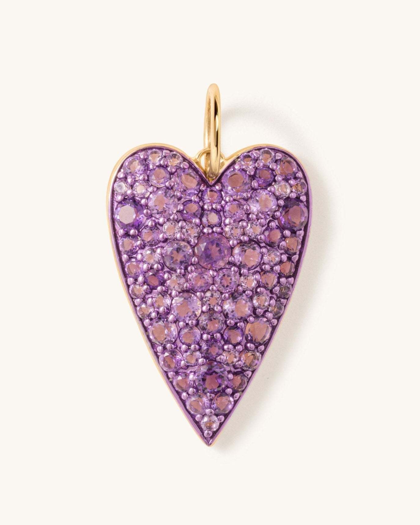 Pendentif coeur pêche