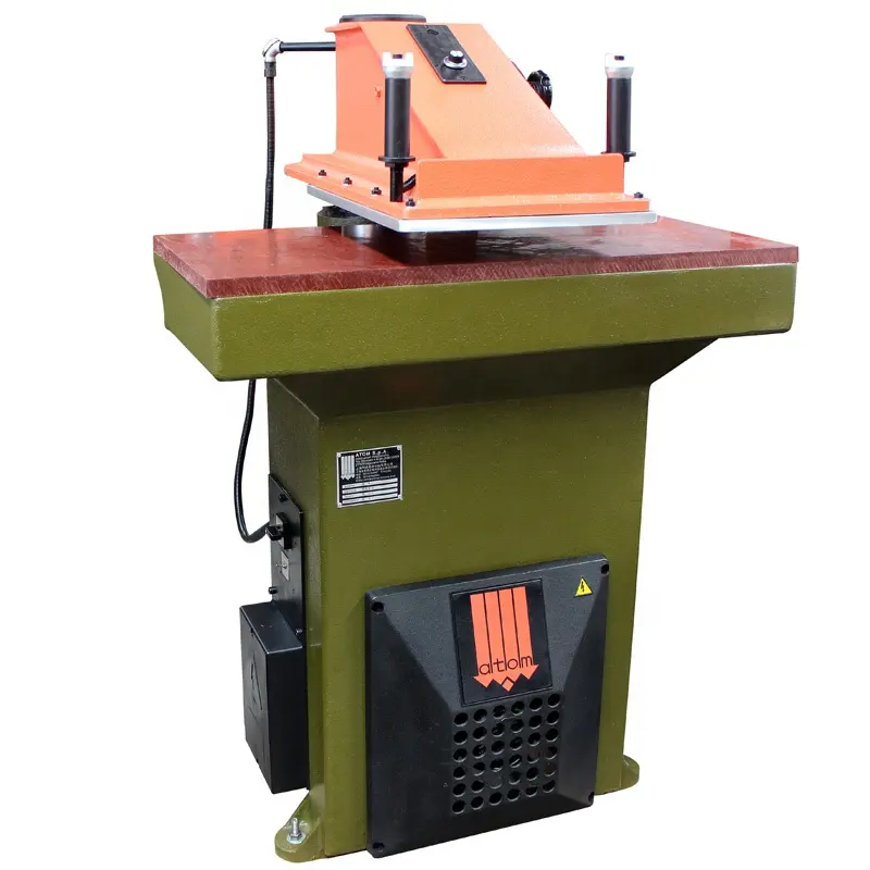 Refurbished VS922 20 tons Atom leather cutting machine hydraulic swing arm clicker press shoe die cutting machine