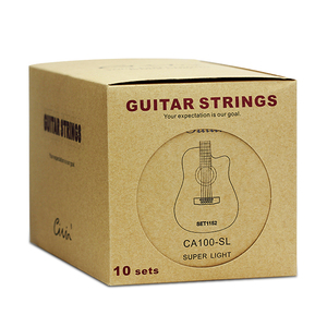 CIVIN Cuerdas de guitarra acústica con núcleo de acero hexangular de alto carbono de alta calidad, juego de 6 cuerdas - Product Image 6