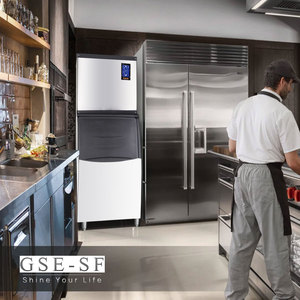 1000kg/24H Making Ice Commercial Stainless Steel Shell Split Ice Machine Fully <strong>Automatic</strong> Cube Shape Ice Maker Machine - Product Image 5